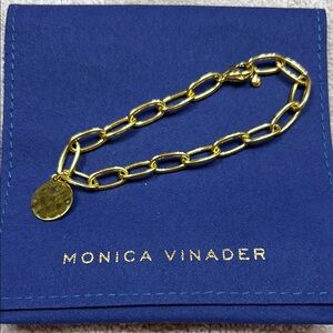 Monica Vinader Gold Link Bracelet